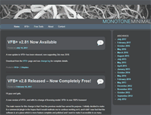 Tablet Screenshot of monotoneminimal.com